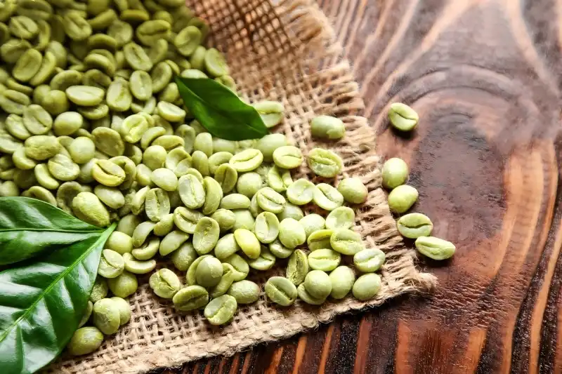 green coffee beans