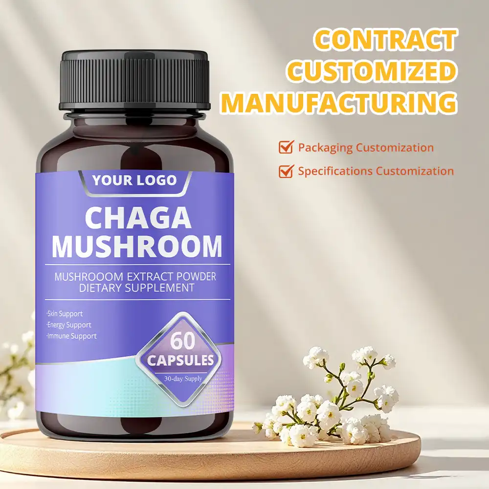 Organic Chaga Mushroom Extract OEM Organic Chaga Mushroom Extract OEM