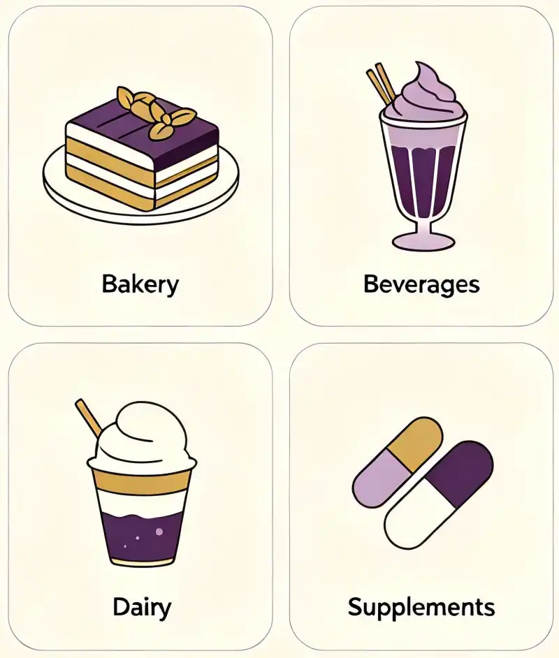 Ube Powder Applications