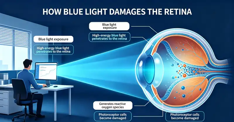 Blue Light Retinal Damage