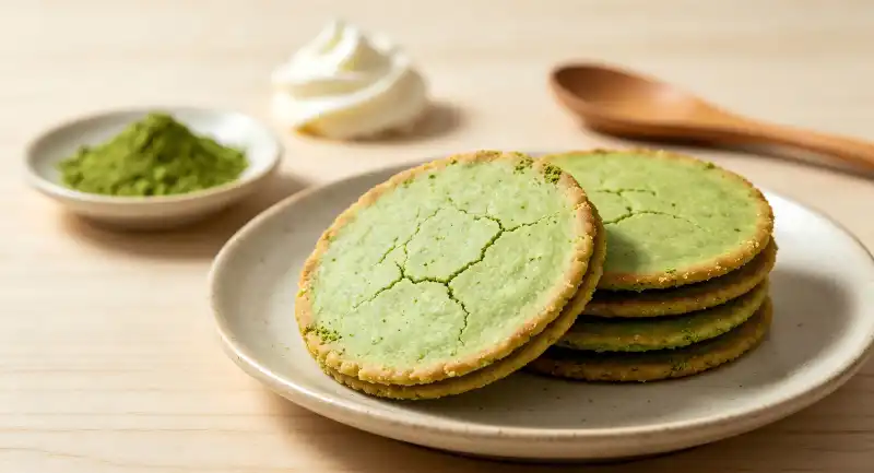 Matcha Powder Pancakes Matcha Powder Pancakes