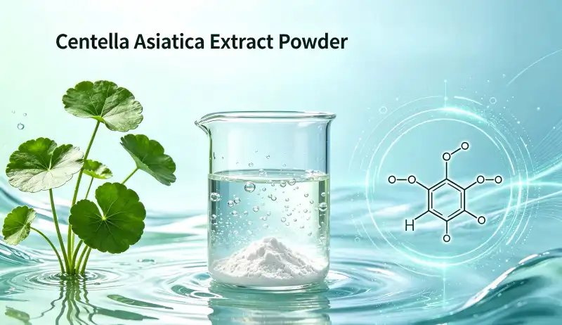 How Does Centella Asiatica Extract Powder Work in Water-Soluble Applications?