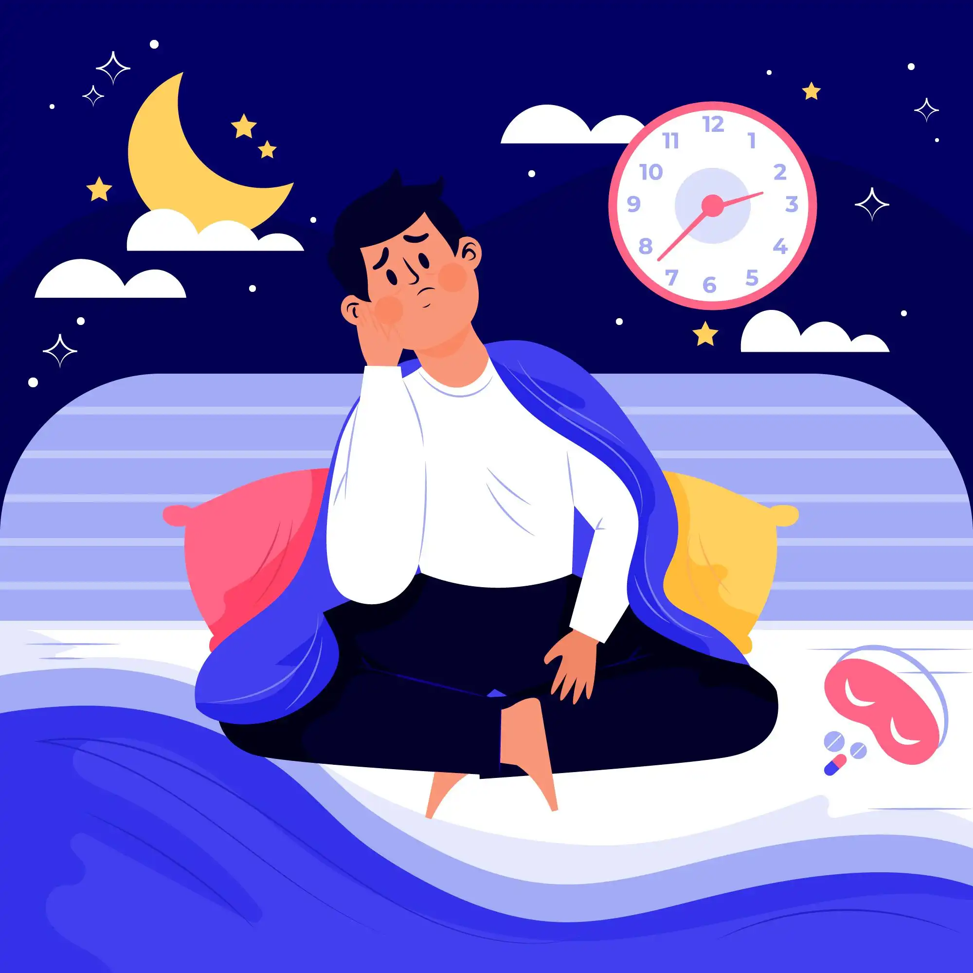Melatonin powder uses in jet lag and circadian rhythm disorders