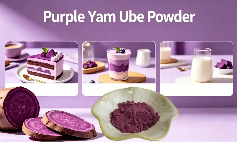 Level up your snacks with vibrant purple yam Ube powder!